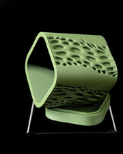 Dash Cut Planter - 3D printed planter by Valence Objects