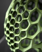 Honeycomb Base Table Lamp - 3D printed table lamp by Valence Objects