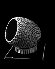 Pore Cylinder Planter - 3D printed planter by Valence Objects
