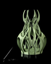 Drag Ribbon Vase - 3D printed vase by Valence Objects