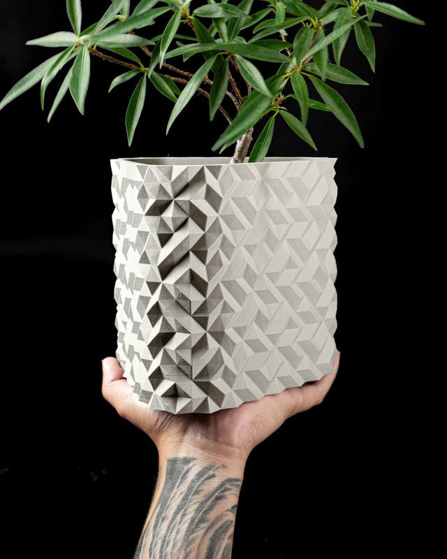 Origami Facet Planter