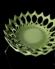Leaf Lattice Bowl - 3D printed bowl & tray by Valence Objects