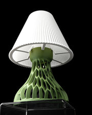 Lattice Cone Table Lamp - 3D printed table lamp by Valence Objects