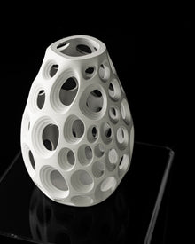 Oval Perf Vase