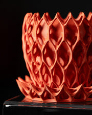 Arcade Lattice Planter - 3D printed planter by Valence Objects