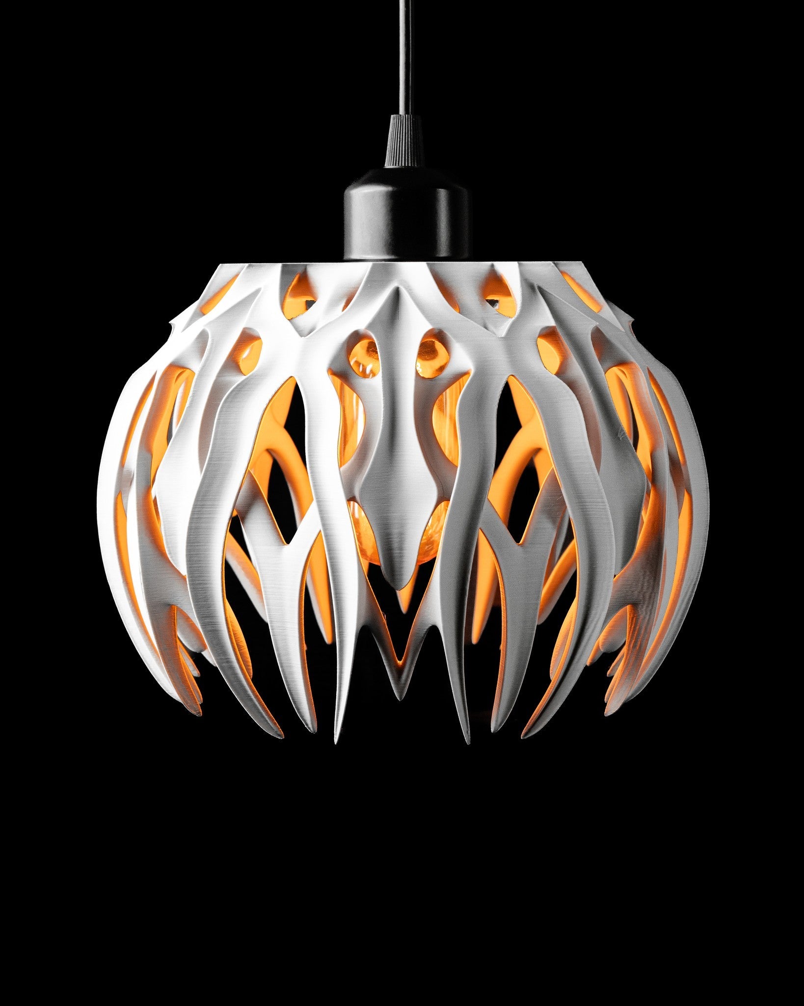 Flame Blade Pendant Light - 3D printed pendant light by Valence Objects