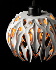 Flame Blade Pendant Light - 3D printed pendant light by Valence Objects