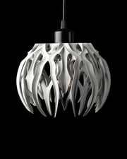 Flame Blade Pendant Light - 3D printed pendant light by Valence Objects