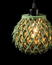Pinecone Pendant Light - 3D printed pendant light by Valence Objects