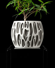 Drip Lattice Planter - 3D printed planter by Valence Objects