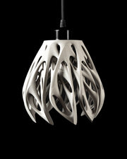 Flame Petal Pendant Light - 3D printed pendant light by Valence Objects