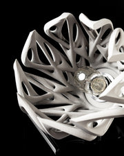 Flame Petal Pendant Light - 3D printed pendant light by Valence Objects