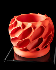 Voronoi Shell Planter - 3D printed planter by Valence Objects