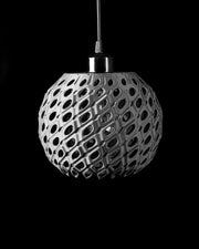 Bead Orb Pendant Light - 3D printed pendant light by Valence Objects