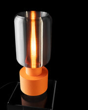 Glass Tube Table Lamp - 3D printed table lamp by Valence Objects