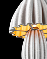 Polka Pleat Table Lamp - 3D printed table lamp by Valence Objects