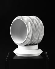 Accordion Stack Planter - 3D printed planter by Valence Objects
