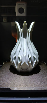 Flame Petal Vase - 3D printed vase by Valence Objects