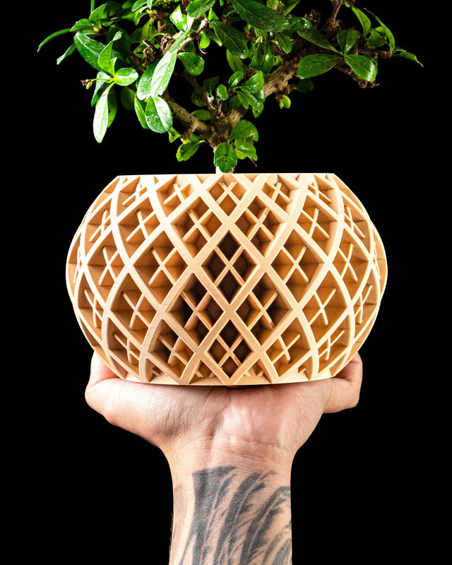 Lattice Globe Planter