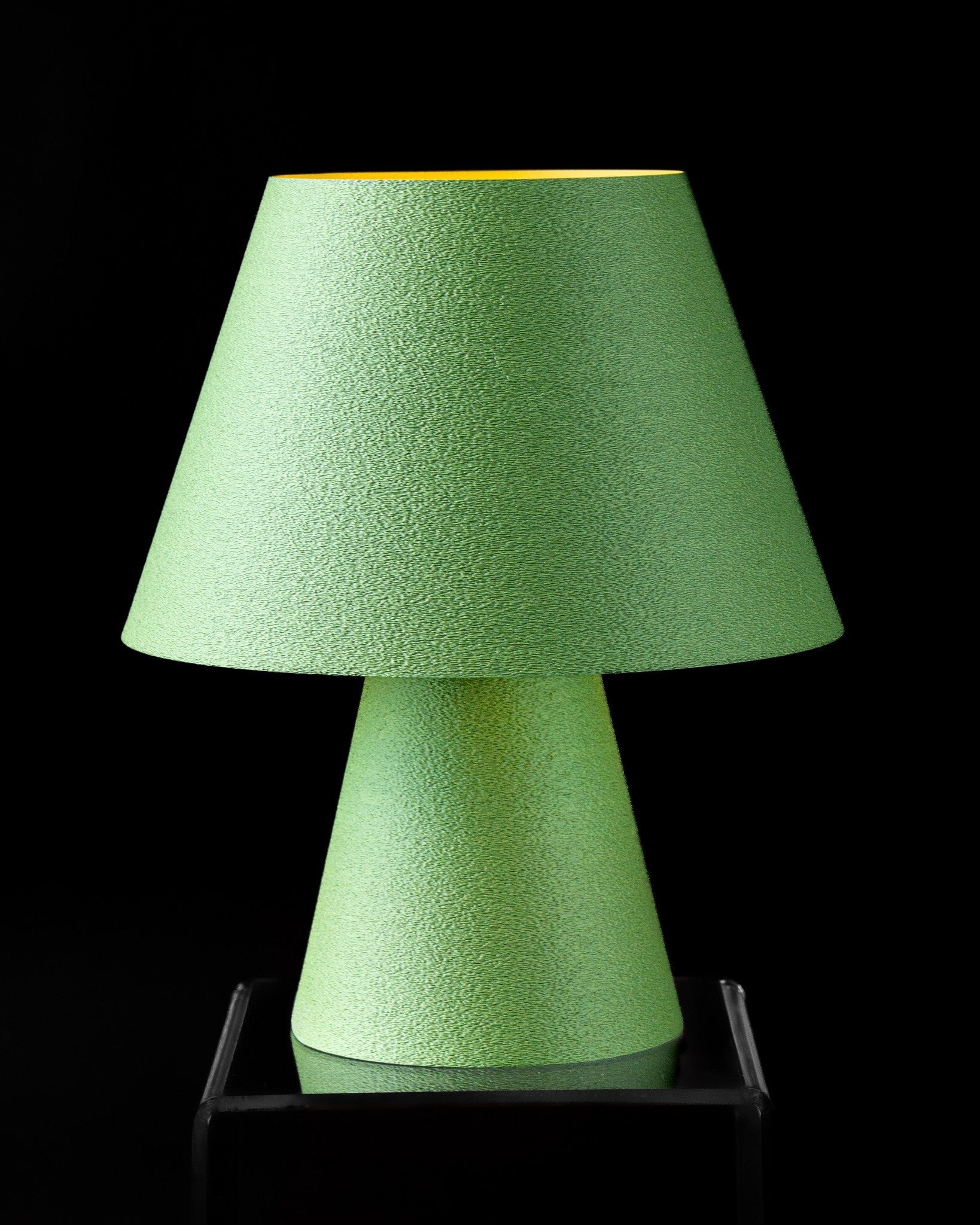 Pleat Cone Table Lamp - 3D printed table lamp by Valence Objects