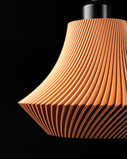 Pleat Flare Pendant Light - 3D printed pendant light by Valence Objects
