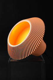 Pleat Flare Pendant Light - 3D printed pendant light by Valence Objects
