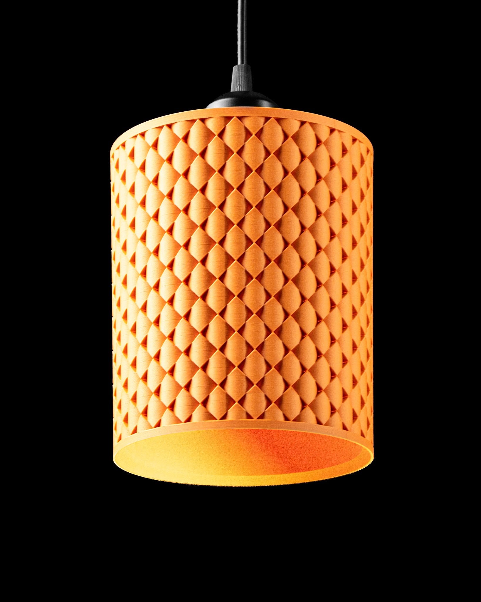 Bead Cell Pendant Light - 3D printed pendant light by Valence Objects