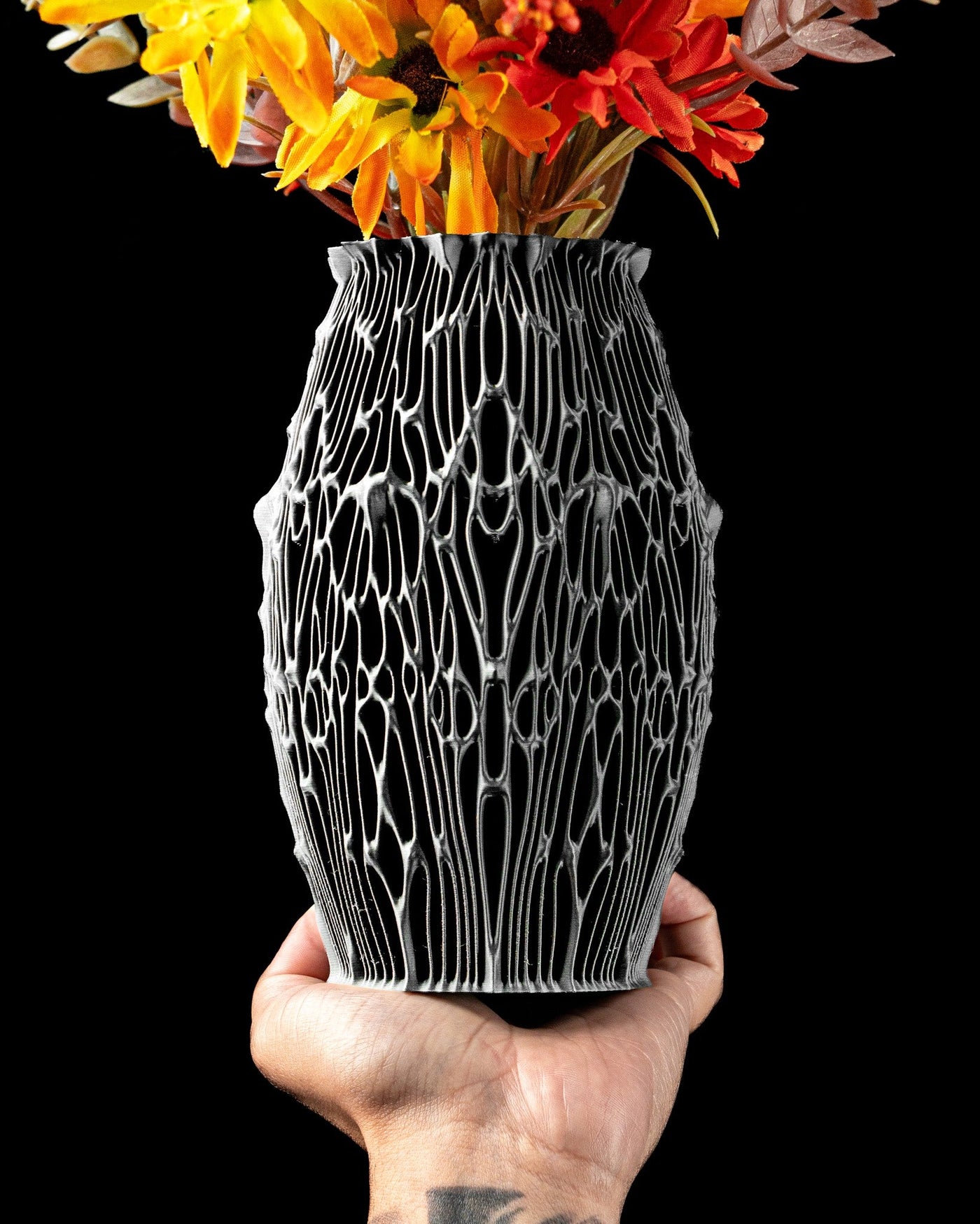 Filigree Web Vase
