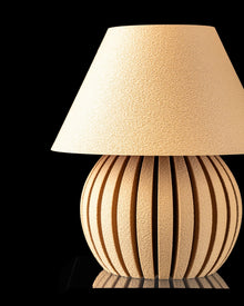 Slat Base Table Lamp