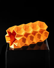Hex Tile Vase - 3D printed vase by Valence Objects
