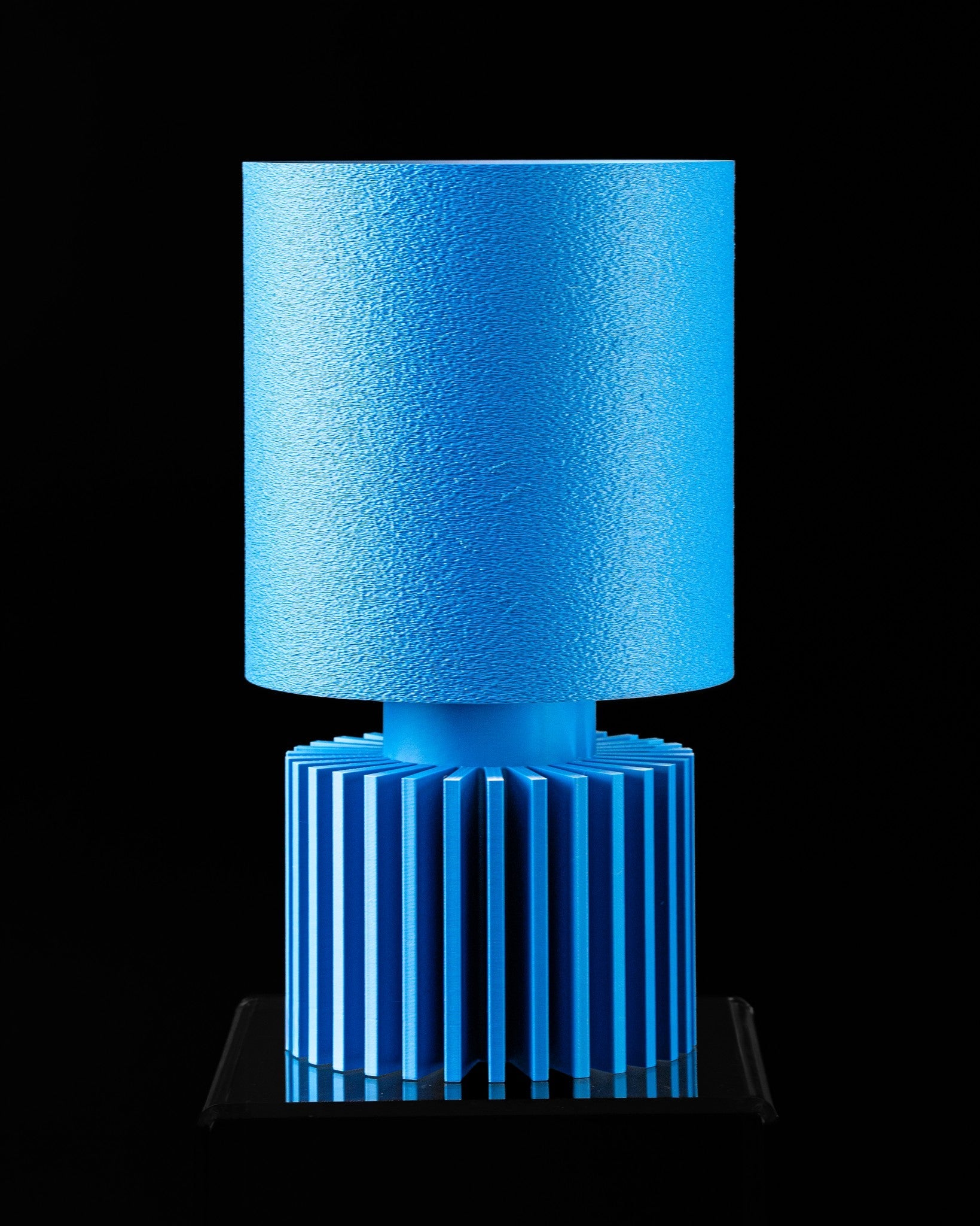 Column Rib Table Lamp - 3D printed table lamp by Valence Objects