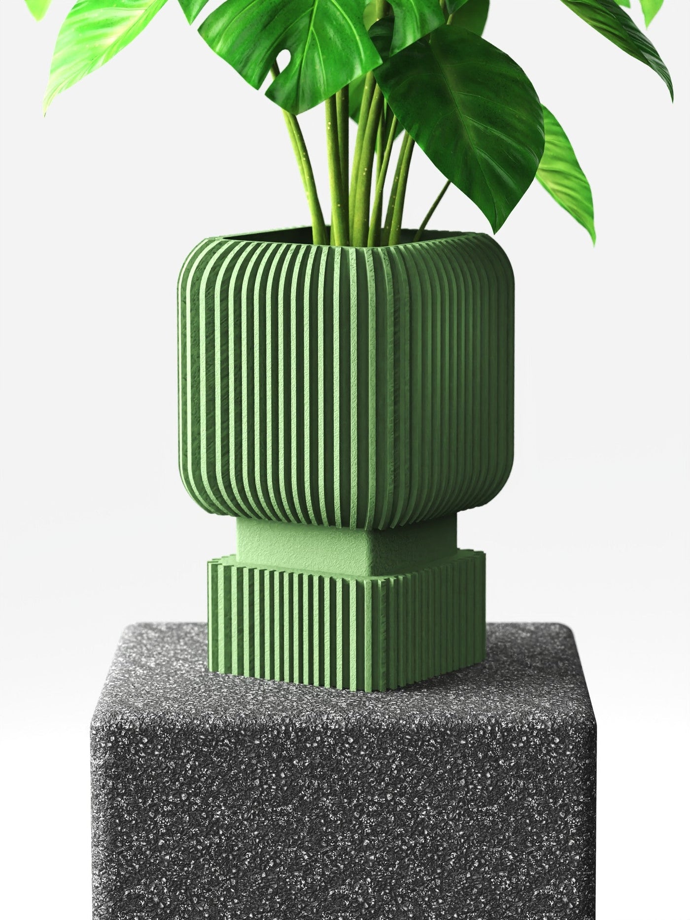 Ribbed Crate Planter