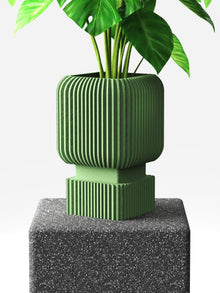 Ribbed Crate Planter