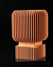 Ribbed Crate Planter - 3D printed planter by Valence Objects