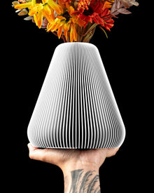 Pleated Cone Vase
