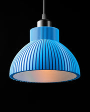 Rib Bell Pendant Light - 3D printed pendant light by Valence Objects