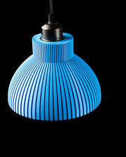 Rib Bell Pendant Light - 3D printed pendant light by Valence Objects