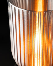 Ribbed Cylinder Table Lamp - 3D printed table lamp by Valence Objects