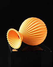 Radial Pleat Vase - 3D printed vase by Valence Objects