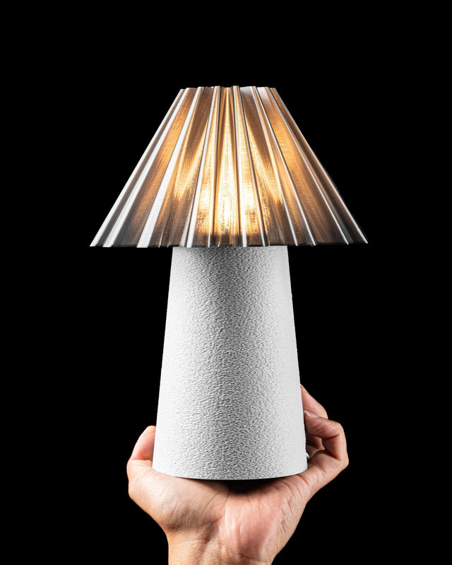 Pleat Cone Mini Lamp