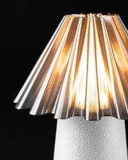 Pleat Cone Mini Lamp - 3D printed mini lamp by Valence Objects