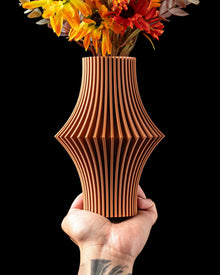 Hourglass Fin Vase