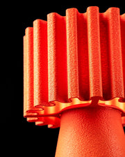 Rib Drum Mini Lamp - 3D printed mini lamp by Valence Objects