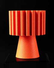 Rib Drum Mini Lamp - 3D printed mini lamp by Valence Objects