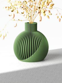 Ribbed Orb Vase