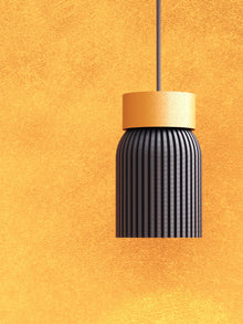 Rib Cylinder Pendant Light