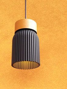Rib Cylinder Pendant Light