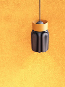 Rib Cylinder Pendant Light