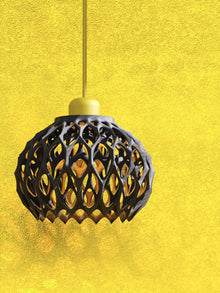 Oval Lattice Pendant Light