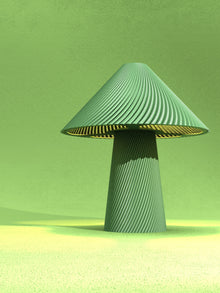 Fluted Mushroom Table Lamp